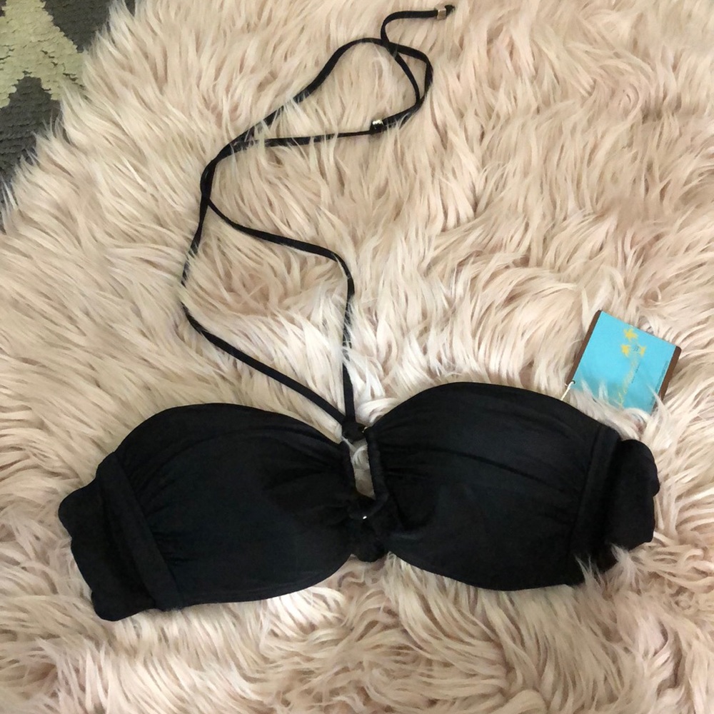 Black bikini top